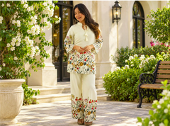 haya floral printed 2pc
