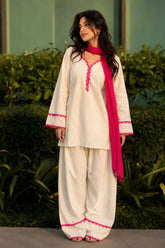 pink rose 3pc (stiched)