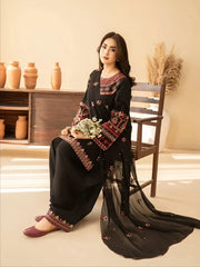 Aleezay 3  Piece  Embroidered Winter