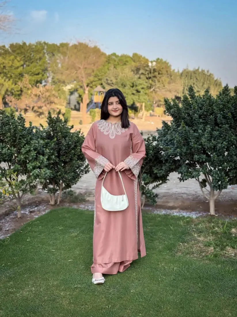 Maria 2 Piece Embroidered Winter Cotton