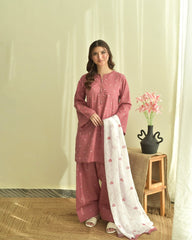 Pink Hearts Set - 3 Piece