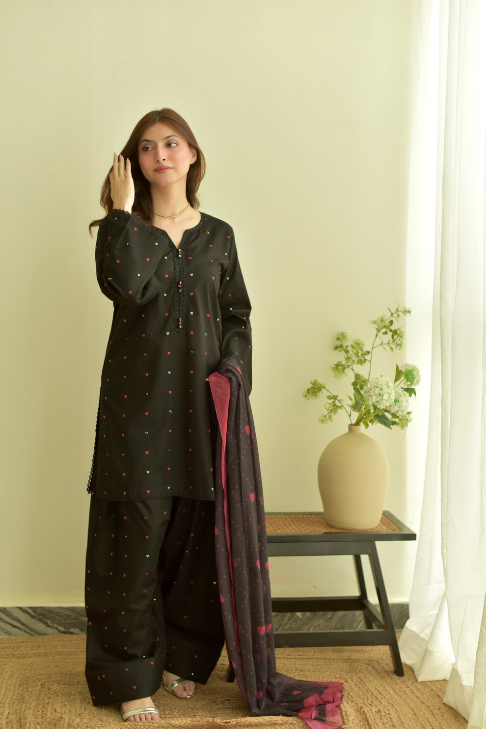 Black Hearts Set 3-Piece