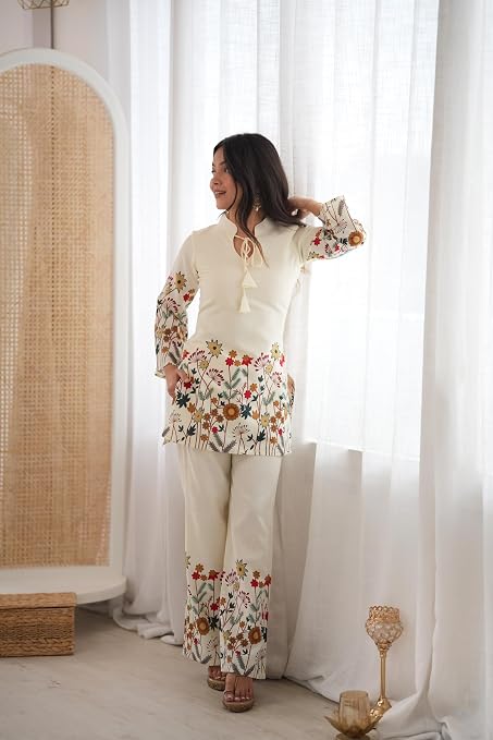 haya floral printed 2pc