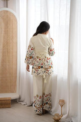Haya floral 2pc premium silk