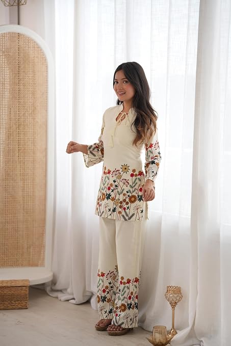 haya floral printed 2pc