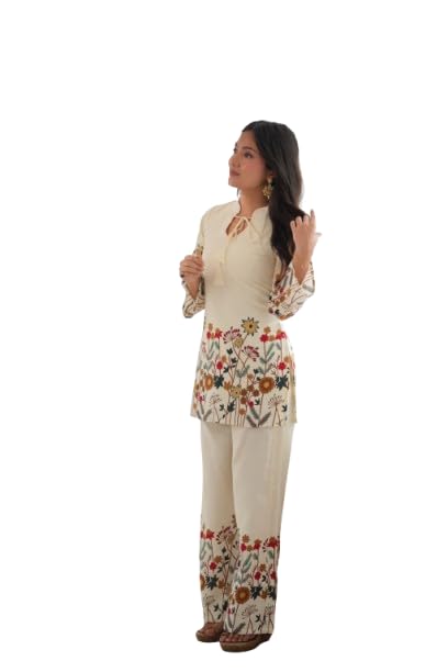 haya floral printed 2pc