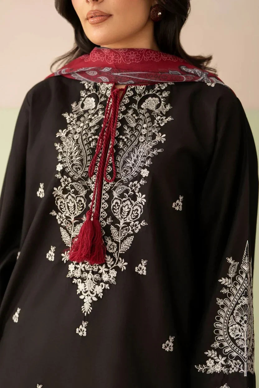 Gul e Siyah 3 Piece Embroidered