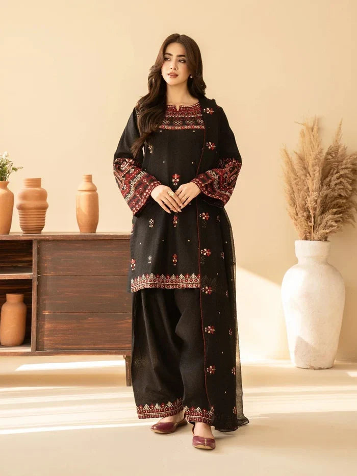 Aleezay 3  Piece  Embroidered Winter