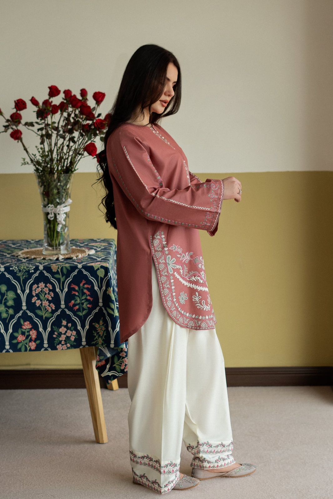 Maya 2 Piece  Embroidered Lawn