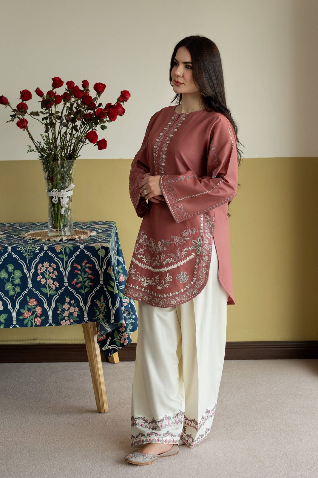 Maya 2 Piece  Embroidered Lawn