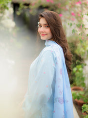 Sky Blue Embroidery 3pc