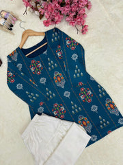 Teal Blue Shifa 2pc