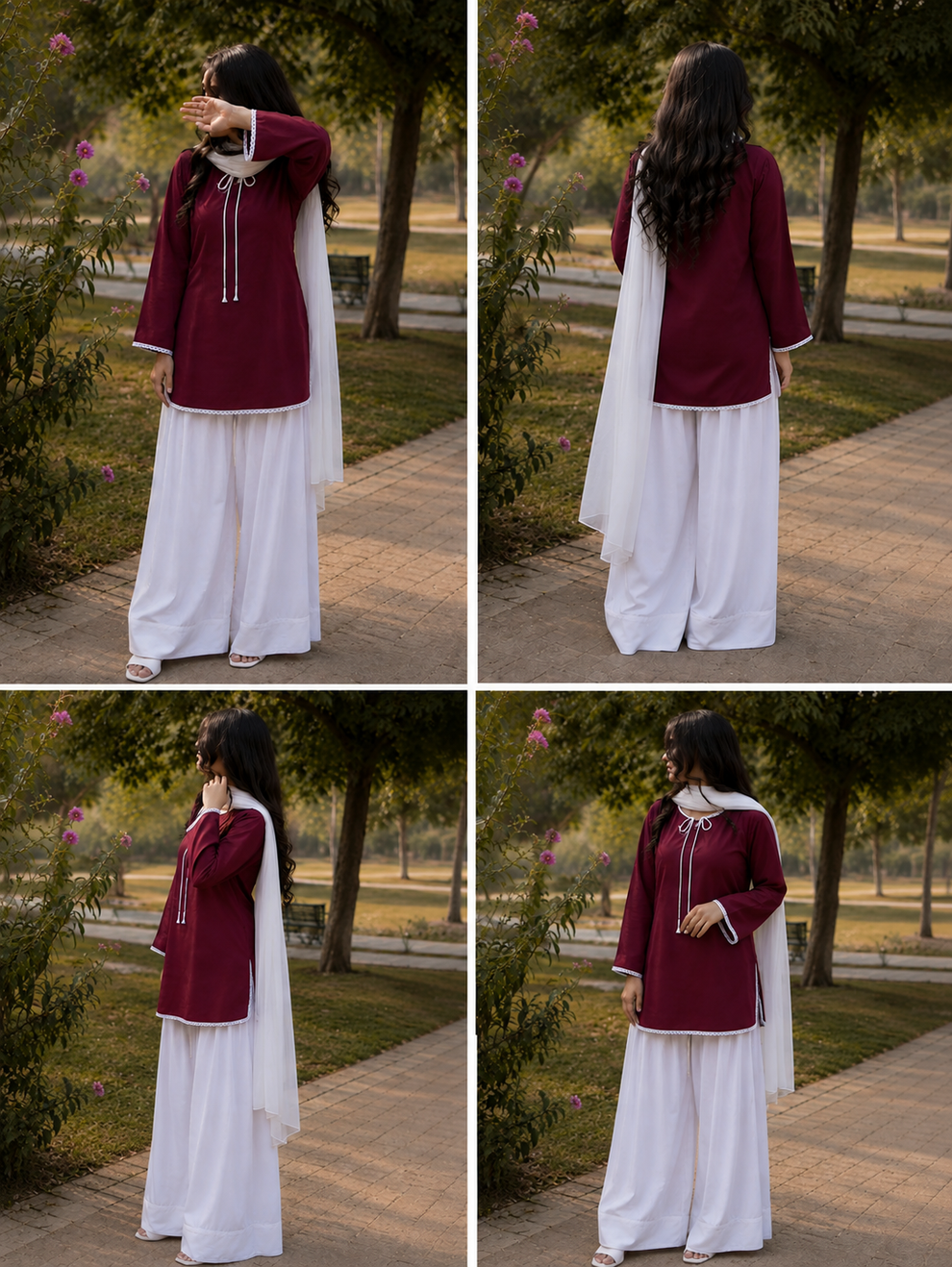 Soft Lilac Schiffli 3pc