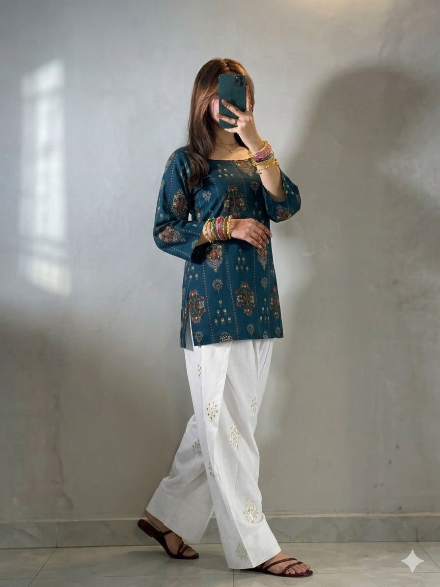 Teal Blue Shifa