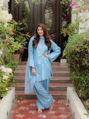 Sky Blue Embroidery