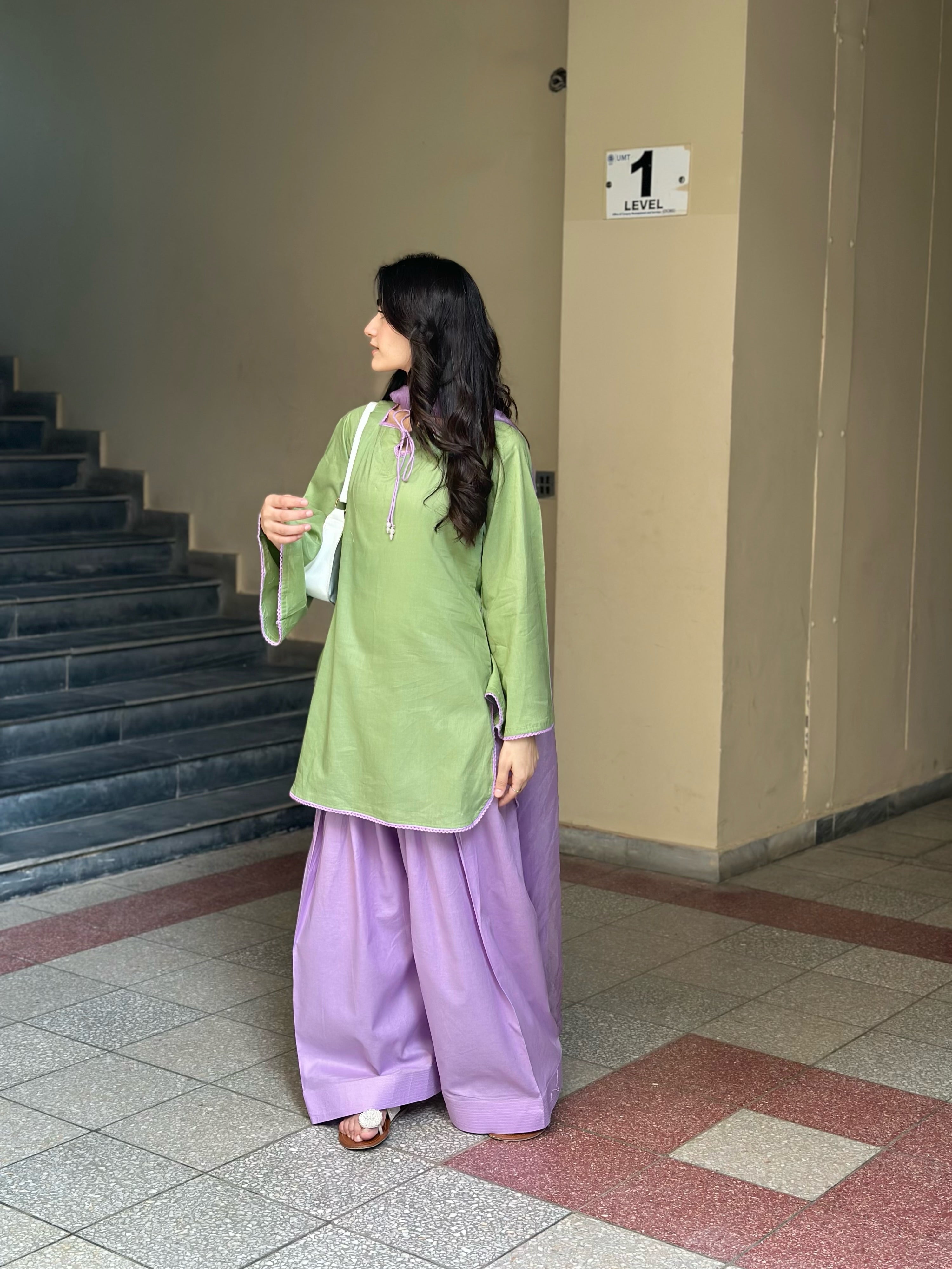 Pastel Meadow Lawn Shalwar Suit