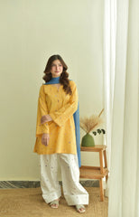 Mustard Yellow jatti 3pc