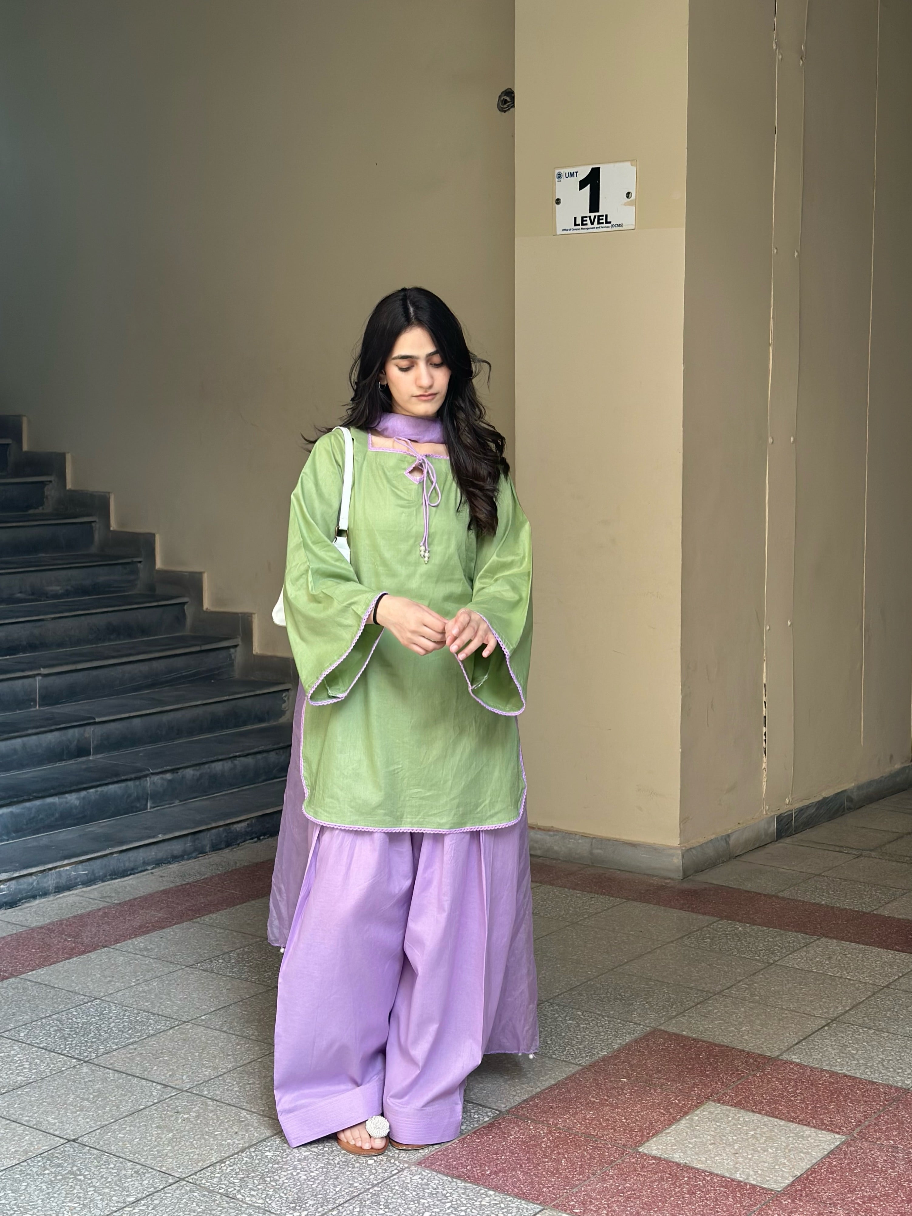 Pastel Meadow Lawn Shalwar Suit
