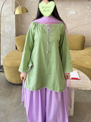 Pastel Meadow Lawn Shalwar Suit