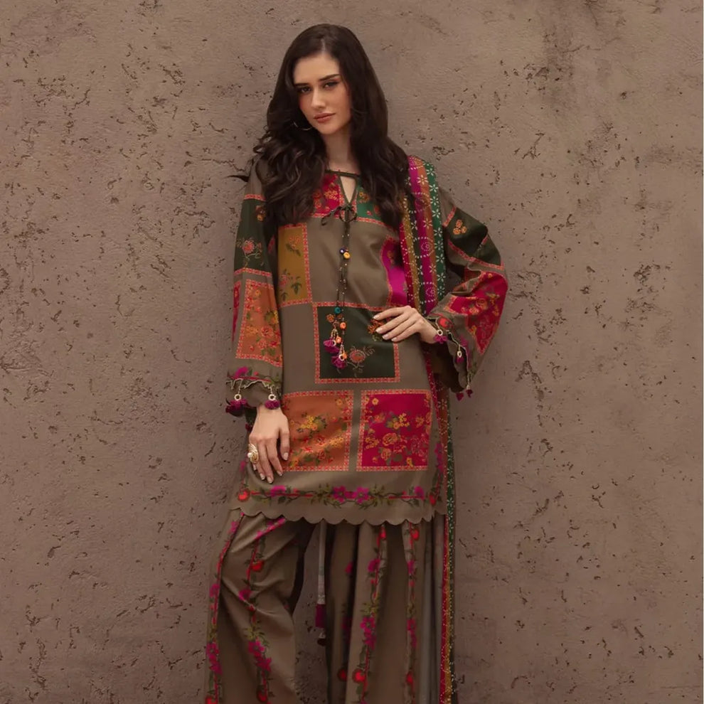 Shai Noor Patchwork Printed