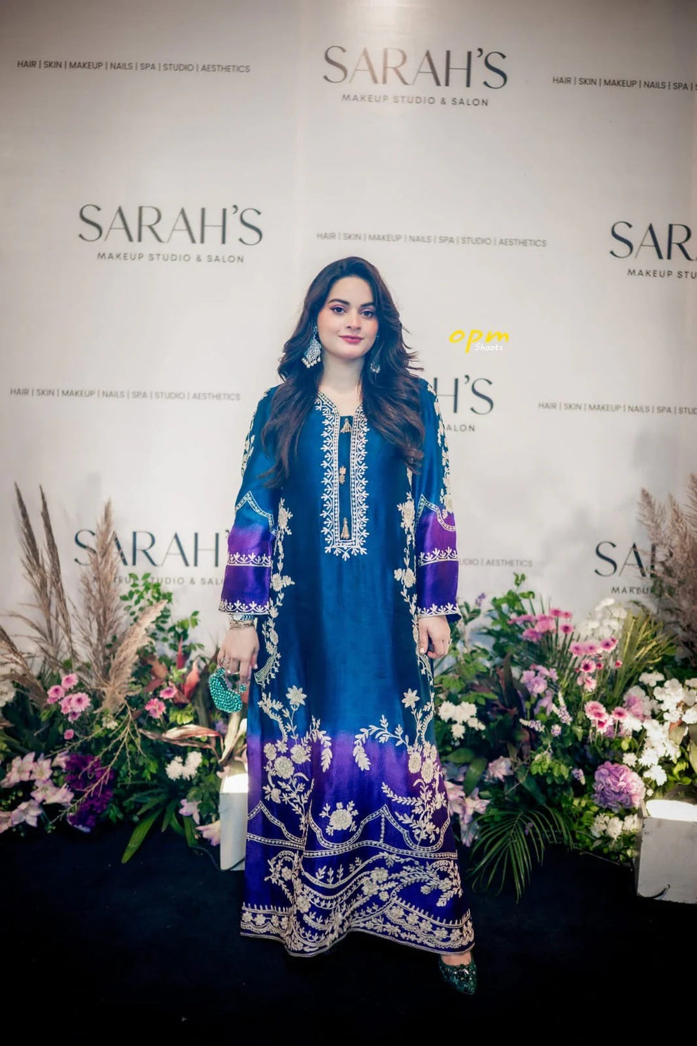 Shai Noor Royal Blue diwani
